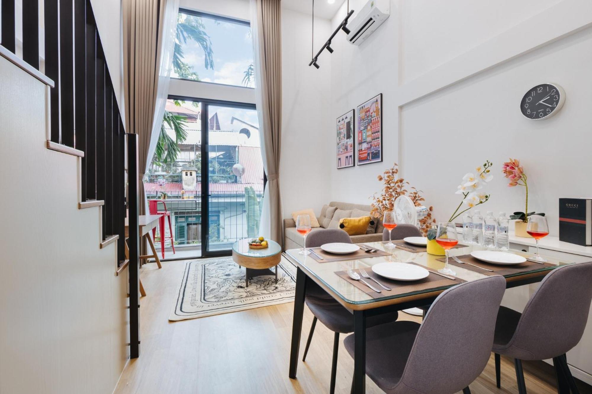 האנוי Margaery Boutique Apartment & Skyon9 Rooftop Bar מראה חיצוני תמונה