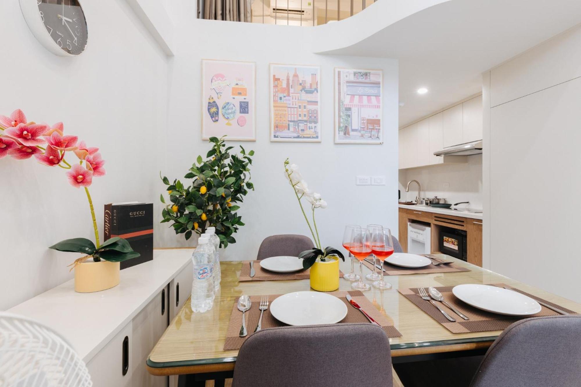 האנוי Margaery Boutique Apartment & Skyon9 Rooftop Bar מראה חיצוני תמונה